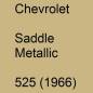 Preview: Chevrolet, Saddle Metallic, 525 (1966).